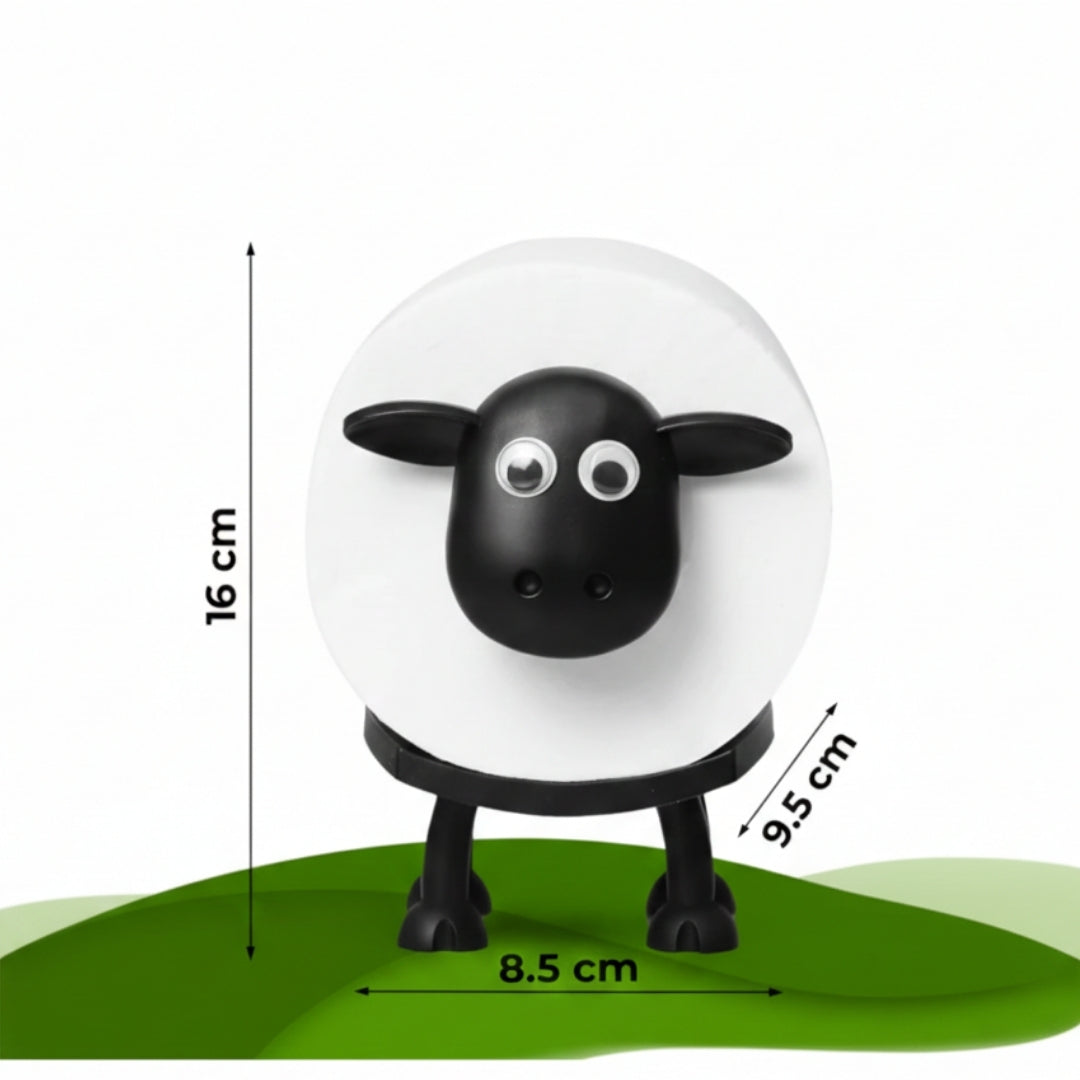 Set of 3 Fun Sheep Toilet Paper Holders