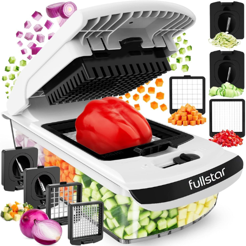 Multi‑Function Vegetable Chopper & Spiral Slicer for Effortless Meal Prep