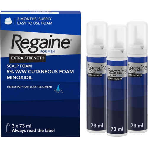 Extra‑Strength Hair Regrowth Foam – 3‑Month Supply (3 x 75 ml)