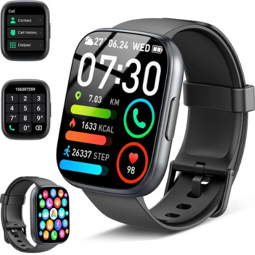 SmartWatch – Multifunction smartwatch with Bluetooth calls and health tracking