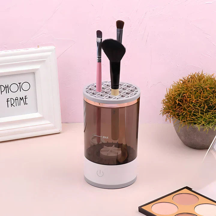 Electric makeup brush cleaner