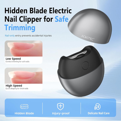 Electric Nail Clipper with Safe & Gentle Precision