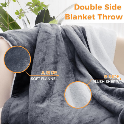 Large Heated Comfort Blanket – 160×130 cm