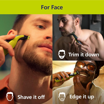 Versatile 360° Face & Body Grooming Shaver