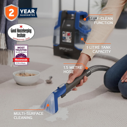Portable Spot Cleaner – Handheld Upholstery & Carpet Washer (Spotwash Duo)