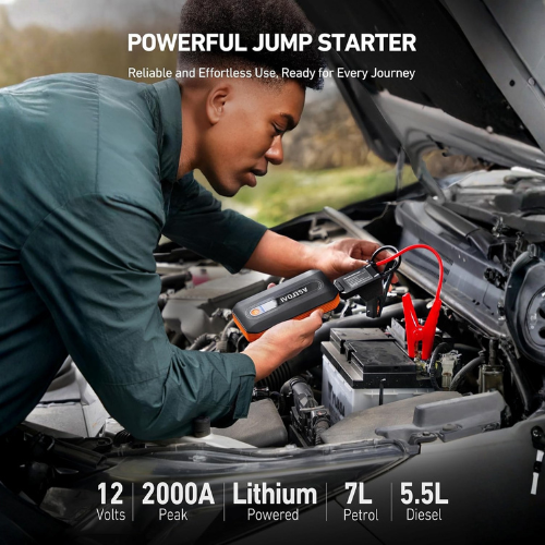 Compact High‑Power Car Jump Starter for Quick, Safe Engine Boosts