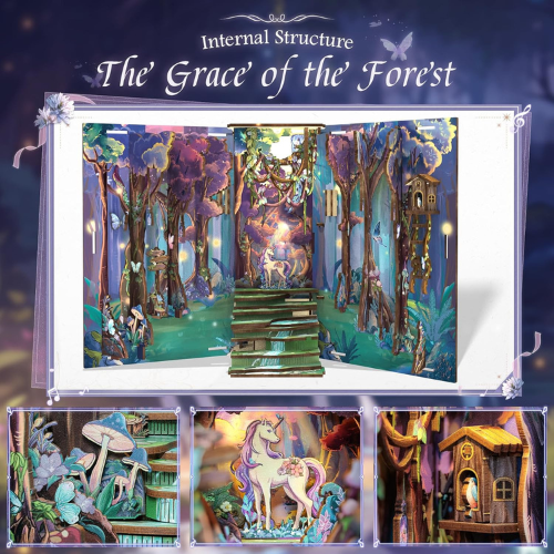 Enchanted Forest Book Nook – DIY Miniature Woodland Scene