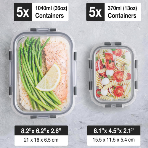 Glass Meal Prep & Storage Container Set – 20‑Piece Collection