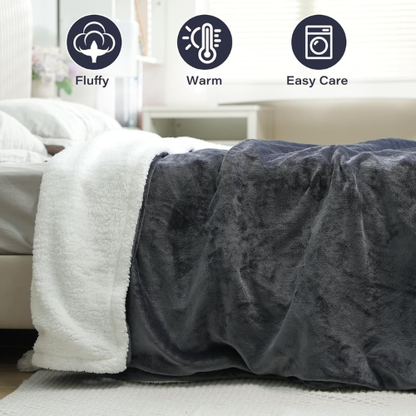 Ultra‑Soft Electric Heated Blanket for Cozy Full‑Body Warmth