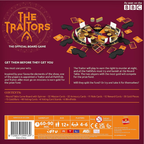 The Traitors – Strategic Party Board Game (4–6 Players)