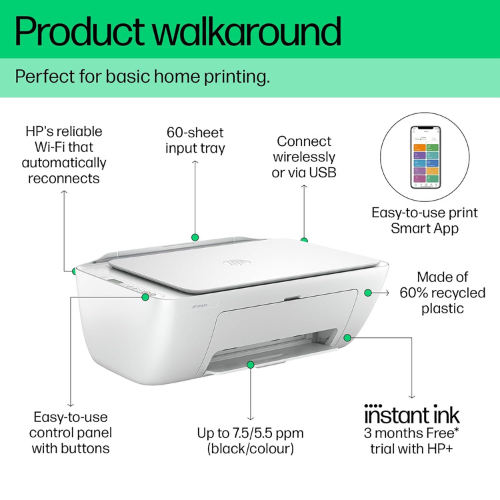 Compact All‑in‑One Home Printer with Reliable Wireless Performance