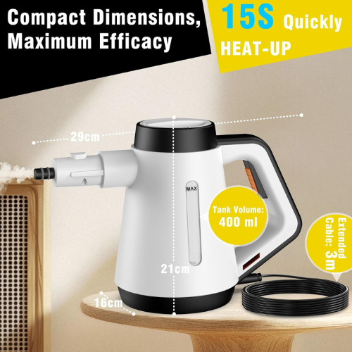 High‑Pressure Handheld Steam Cleaner for Deep Home Cleaning