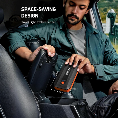 Compact High‑Power Car Jump Starter for Quick, Safe Engine Boosts