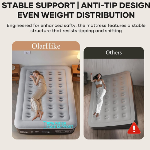 Premium Self‑Inflating Double Air Mattress for Home & Outdoor Comfort