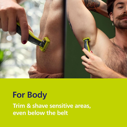 Versatile 360° Face & Body Grooming Shaver