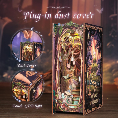 Enchanted Forest Book Nook – DIY Miniature Woodland Scene