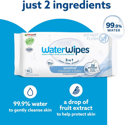 Baby Wipes – Sensitive+ Unscented, 720‑Count Bulk Pack