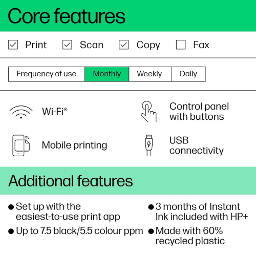 Compact All‑in‑One Home Printer with Reliable Wireless Performance