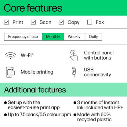 Compact All‑in‑One Home Printer with Reliable Wireless Performance
