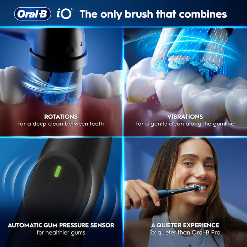 Electric Toothbrush – iO2 Model for Gentle & Effective Plaque Removal