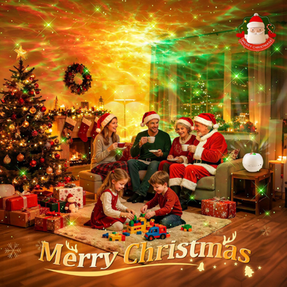 Galaxy Projector with 360 Lighting & White Noise for a Magical Bedroom Experience