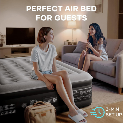 Premium Self‑Inflating Double Air Mattress for Home & Outdoor Comfort