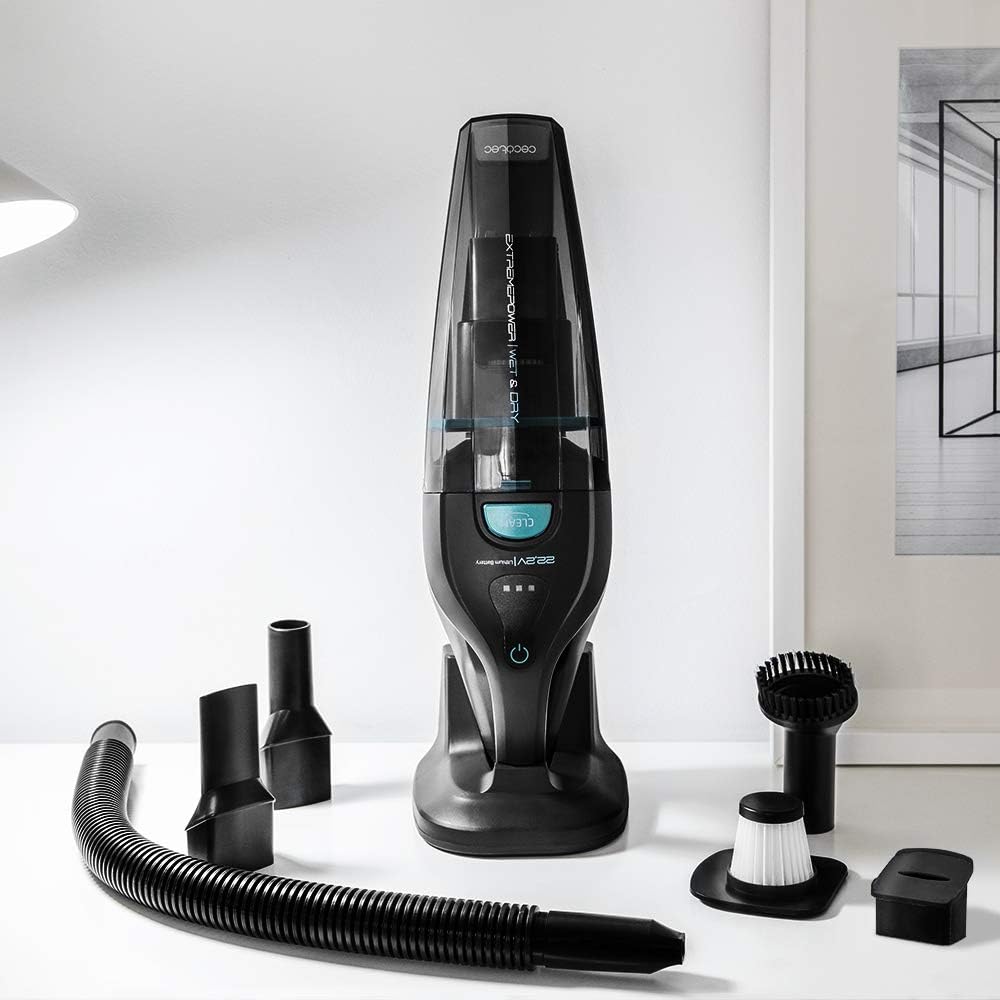 Handheld Vacuum Cleaner – Cyclonic Power & Long Battery Life (Dry & Wet Cleaning)