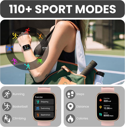 SmartWatch – Multifunction smartwatch with Bluetooth calls and health tracking