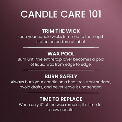 Rich Black Cherry Scented Candle – Large Jar