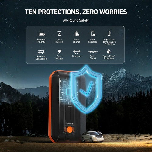 Compact High‑Power Car Jump Starter for Quick, Safe Engine Boosts