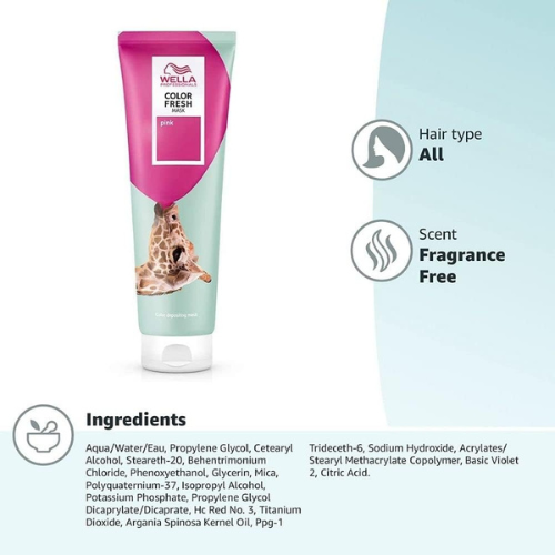 Vibrant Color‑Refreshing Hair Mask Duo – Semi‑Permanent Pink (2 x 150 ml)