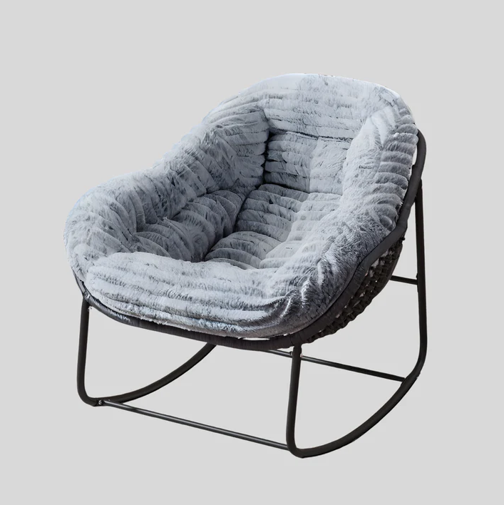 Pluffy - Ultra-soft plush rocking chair