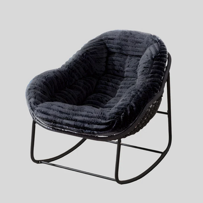 Pluffy - Ultra-soft plush rocking chair