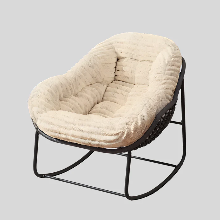 Pluffy - Ultra-soft plush rocking chair