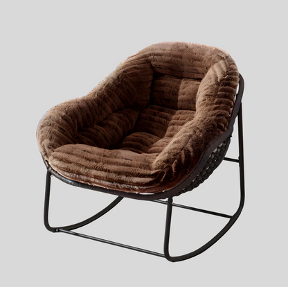 Pluffy - Ultra-soft plush rocking chair