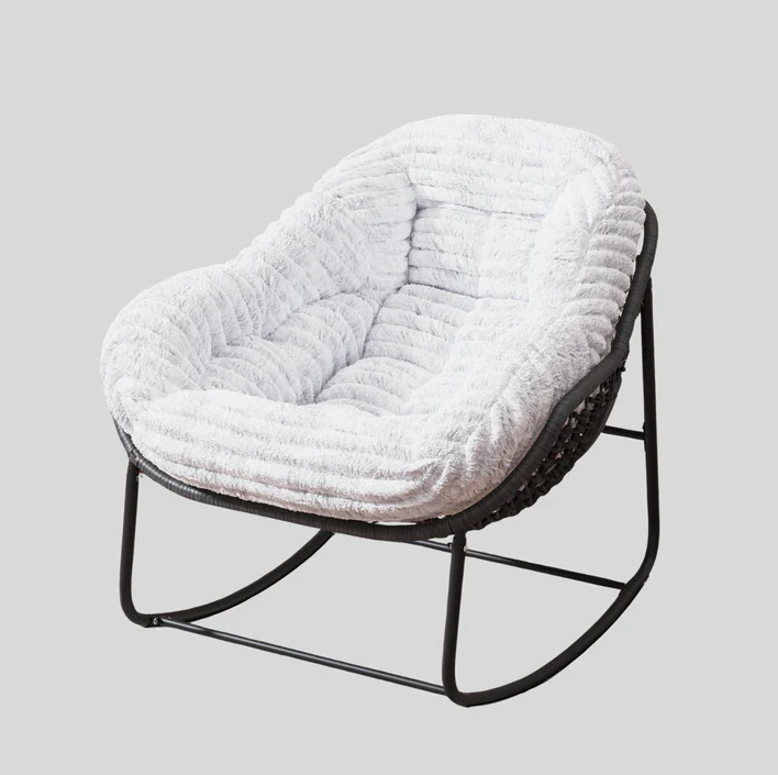 Pluffy - Ultra-soft plush rocking chair