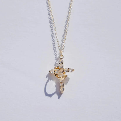 Protective Cross and Crown Necklace + Free Ebook