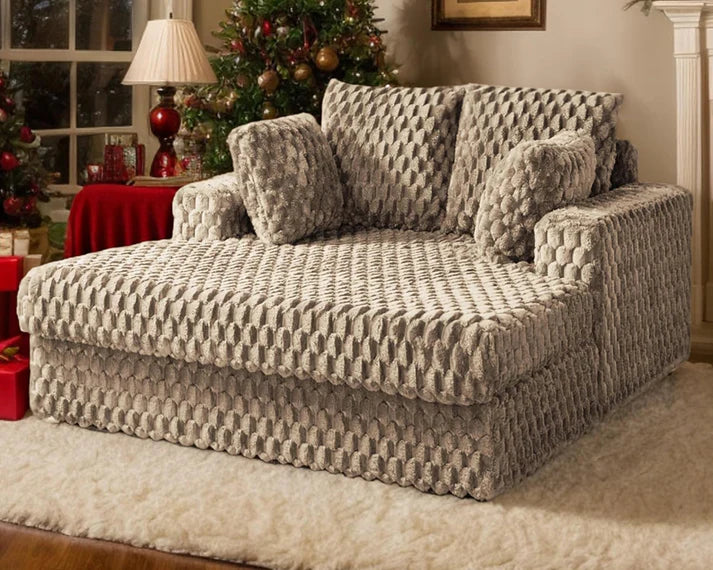 DreamLounge® XL - Self-inflating suede sofa