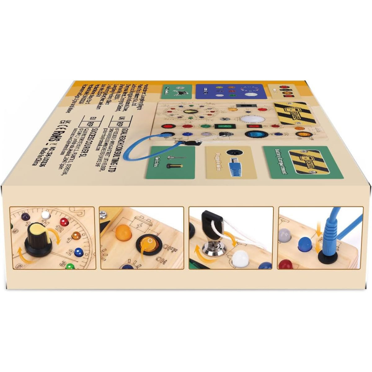 Montessori - Play Board for Happy, Curious Children