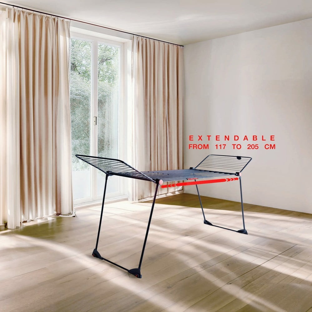 Vileda Infinity Flex® Indoor Clothes Airer, XXL Lines over 2 Metres, Stable and Robust, Practical Transport