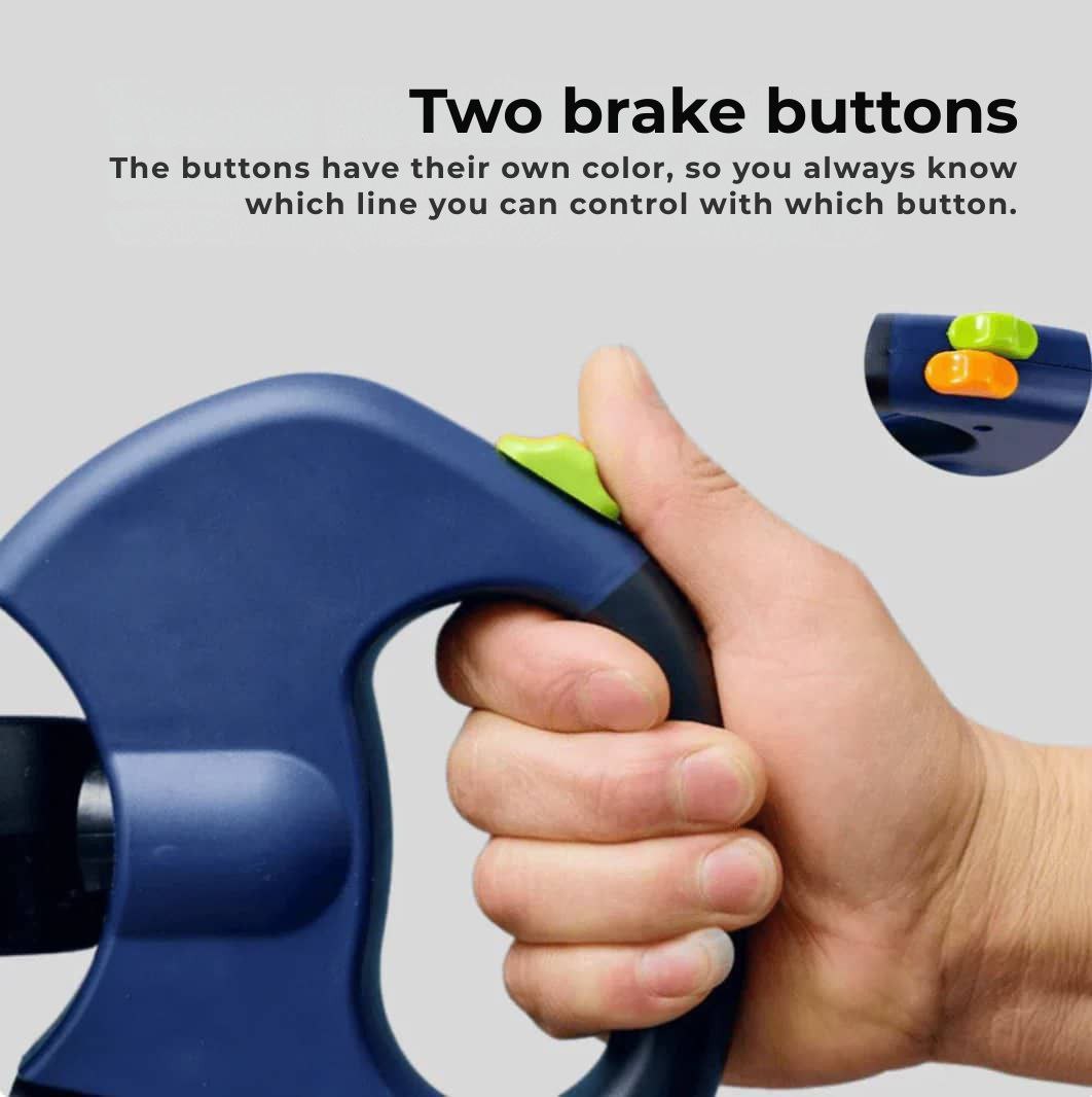 DuoLeash™ – 2-in-1 Dog Leash with Light