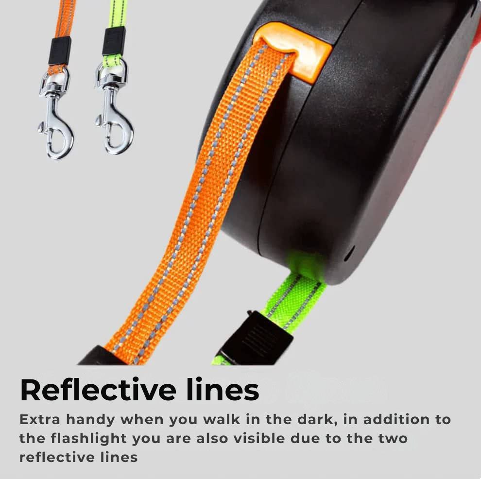 DuoLeash™ – 2-in-1 Dog Leash with Light