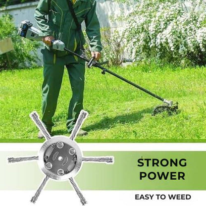 The Lawnmower Head Has 6 Branches Intertwined With Strong Steel Wire