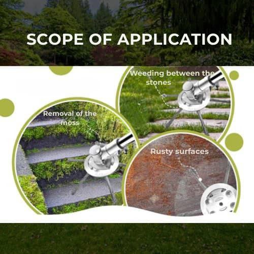 The Lawnmower Head Has 6 Branches Intertwined With Strong Steel Wire