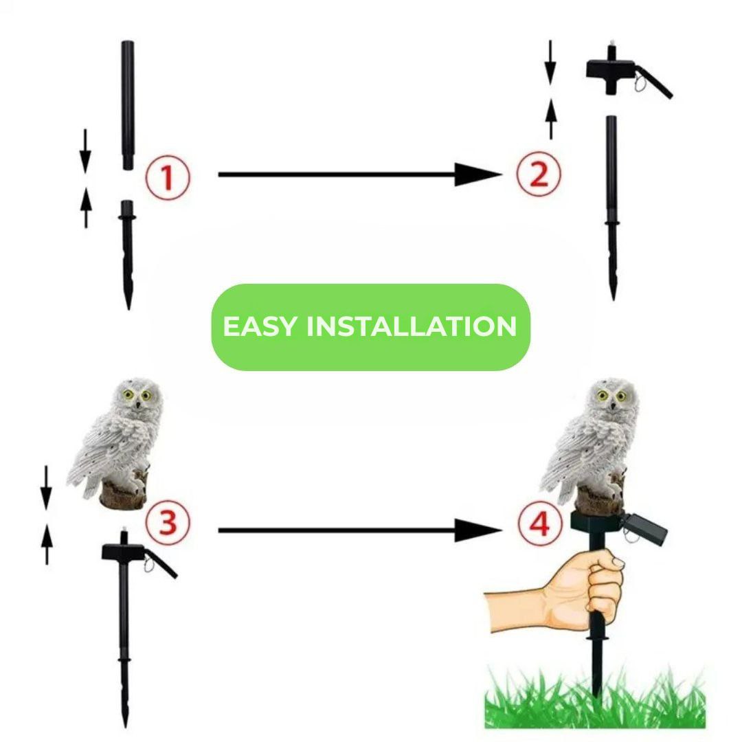 MagicNight Solar LED Owl