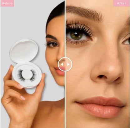 Lumoshe - Magnetic, fluffy false eyelashes