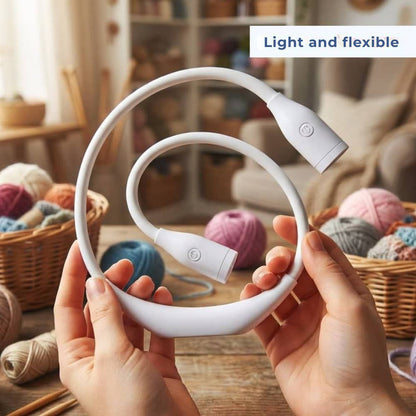 LumiAliria – Neck lamp that illuminates your creations and relieves eye strain