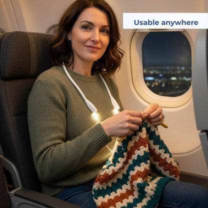 LumiAliria – Neck lamp that illuminates your creations and relieves eye strain