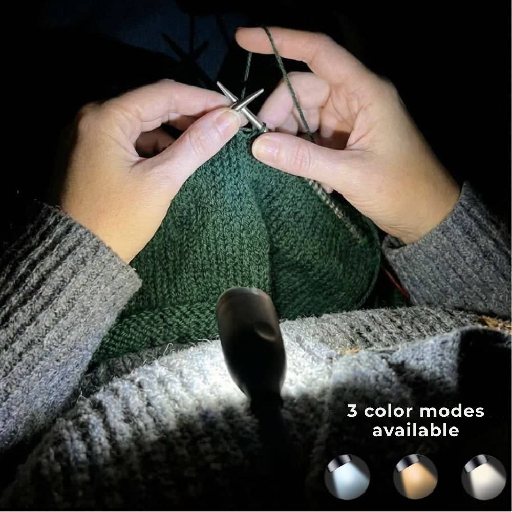 LumiAliria – Neck lamp that illuminates your creations and relieves eye strain