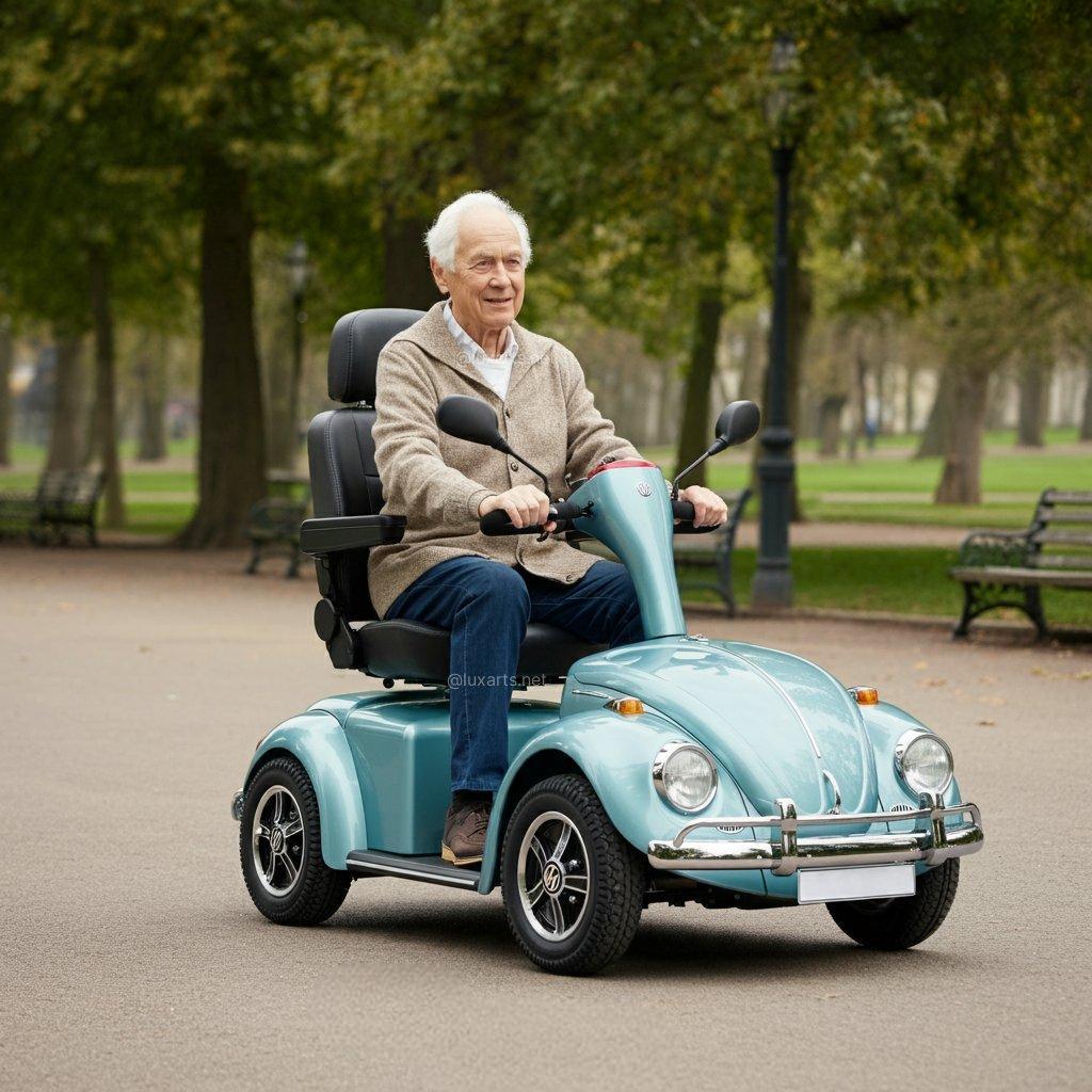 Beetle-inspired mobility scooter
